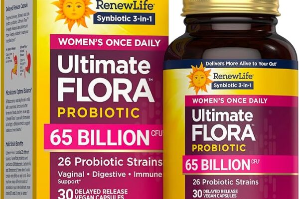 Overall, Renew Life Ultimate Flora Probiotics for Women 65 Billion CFU stands out as one of the most comprehensive women's probiotic supplements available today. With 26 probiotic strains, a powerful 65 billion CFU formula, delayed-release capsules, and a synbiotic blend of probiotics, prebiotics, and postbiotics, it offers exceptional value for women seeking complete digestive, vaginal, and immune support. If you're looking for a trusted probiotic supplement to support your daily wellness goals, this product is an excellent choice and a worthwhile addition to your health routine. Affiliate Disclosure: As an Amazon Associate, I earn from qualifying purchases. This helps support the website at no additional cost to you.
