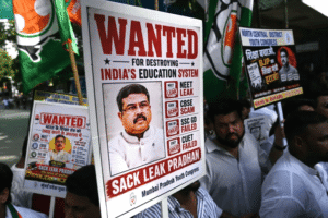 India Protest Over Exam Leaks and Modis Leadership Style