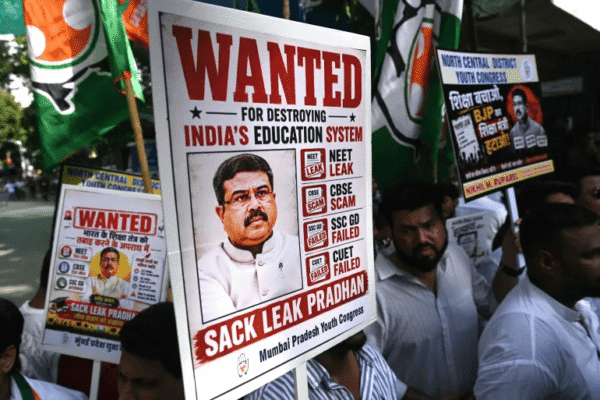 India Protest Over Exam Leaks and Modis Leadership Style